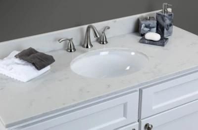 Bathroom Artificial Stone Quartz Vanity Top with Sink