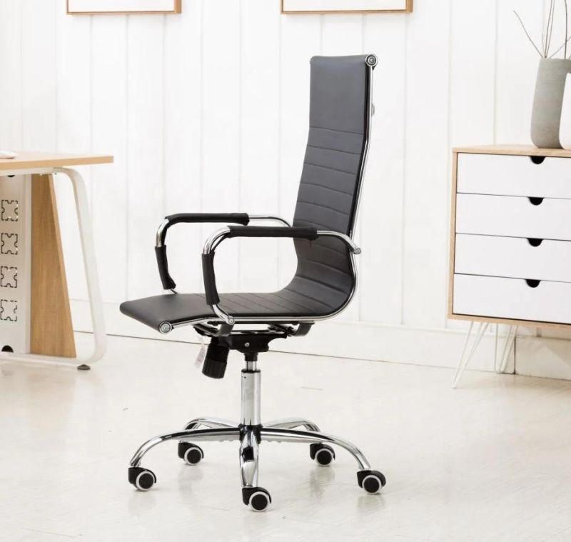 White PU Office Staff Gaming Desk Chair