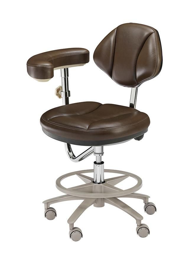 Real Leather Dentist Stool for Doctor Chair