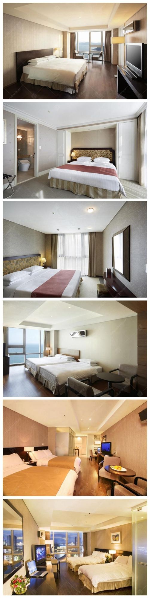 Simple Design Hotel Bedroom Furniture Sets for 4-5 Stars Hotel