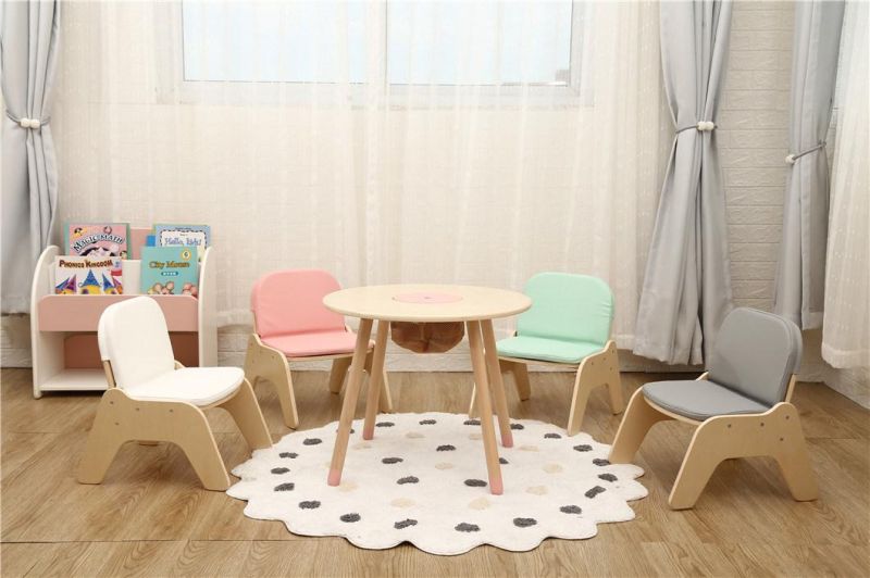 High Quality Comfortable Kids Soft Baby Wooden Play Sofa Chair