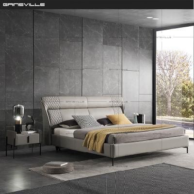 Modern Furniture Bedroom Sets Leather Bed King Bed for Hotel Gc2001