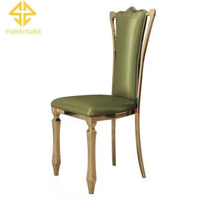 Wholesale China Latest Popular Royal Stainless Steel Chair Wedding Furniture