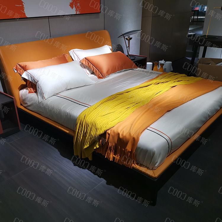 Queen Size Bed New Design Double Bed Single Leather Beds
