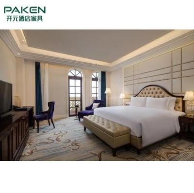 PU Leather Good Quality Modern Design Custom Made Hotel Bedroom Furniture Sets