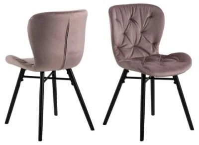Single Fabric Luxury Dining Room Chair Leather Modern Dining Chairs