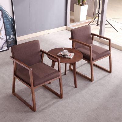Nova Modern Simple Style Solid Wooden Dining Chair Living Room Furniture Leather Chair