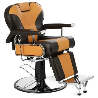 Hl-9300 Salon Barber Chair for Man or Woman with Stainless Steel Armrest and Aluminum Pedal