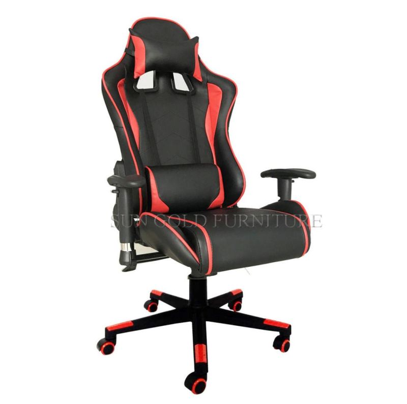 Hot Sell Swivel Grey Black Game Chair Sport Racer Gaming Chair