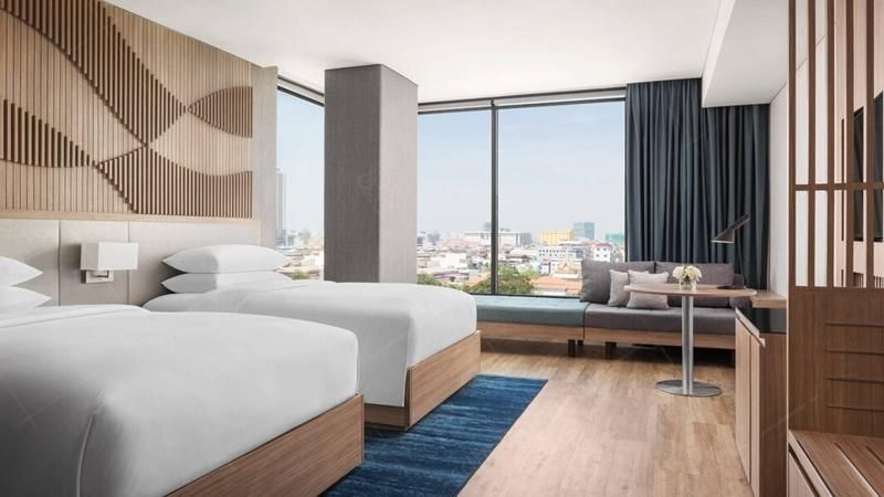 Wood Custom Made Contemporary Hotel Bed Room Furniture Bedroom Set Modern Design