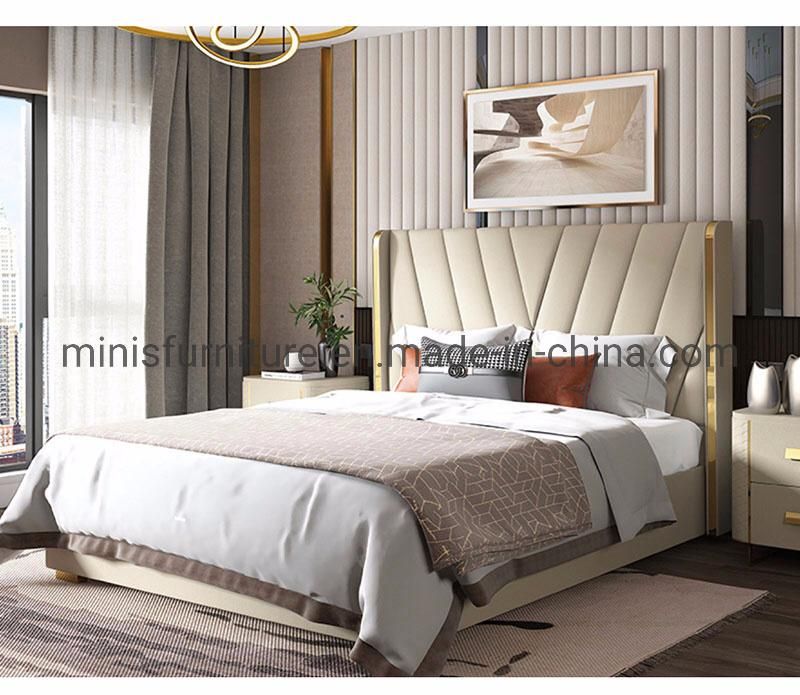 (MN-MB110) Chinese Bedroom Furniture Newest Modern Cheap Price Leather Bed