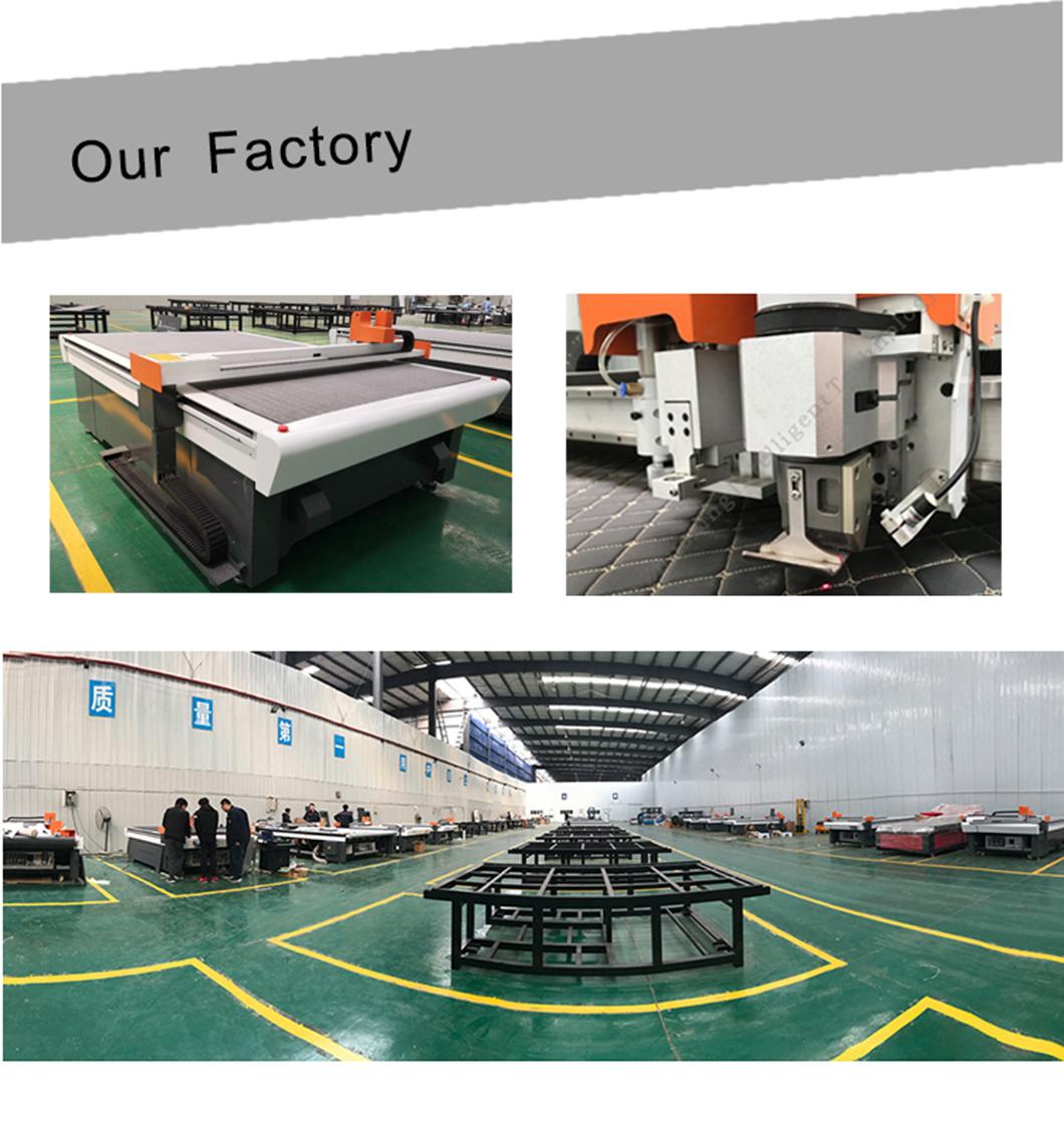 CNC Cloth Seat Sofa Cover Cutting Machine for Textile Fabric or Leather Seat Carpet Cutter with Ce Factory Price