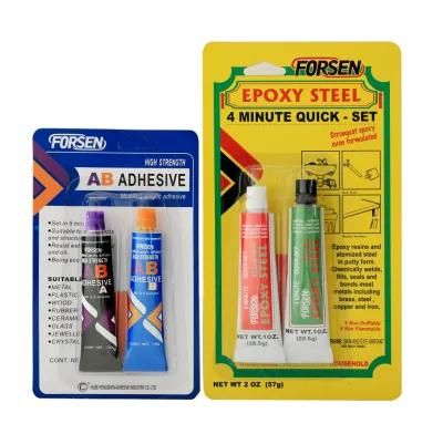 Strong Adhesion Epoxy Ab Glue Epoxy Ab Adhesive 4min Epoxy Steel