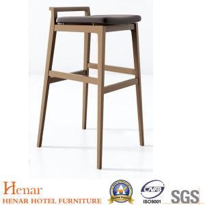 Sturdy Trendy Industrial Style Leather Bar Stools