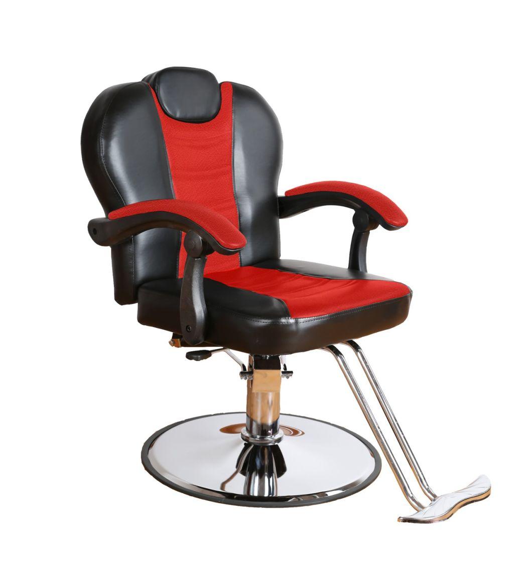 Hl-1187 Salon Barber Chair for Man or Woman with Stainless Steel Armrest and Aluminum Pedal