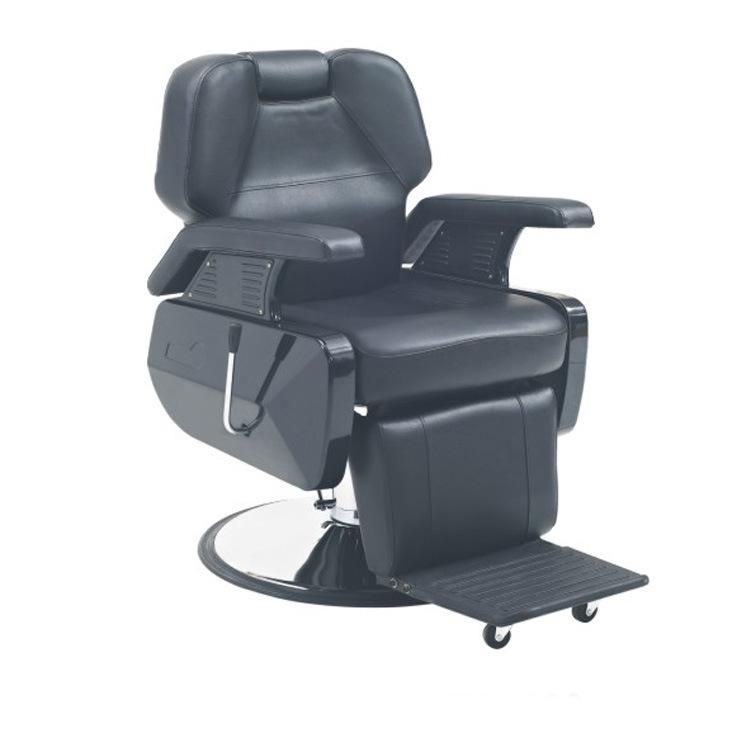 Hl-9209b Salon Barber Chair for Man or Woman with Stainless Steel Armrest and Aluminum Pedal
