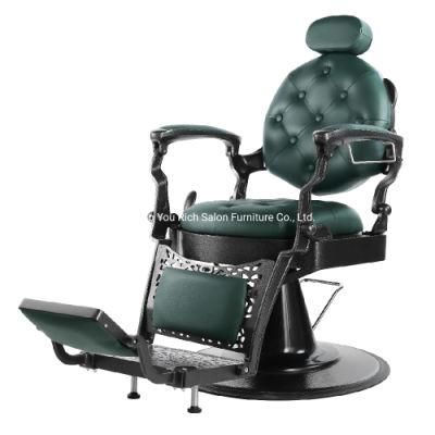 Heavy Duty Hydraulic Barber Chair for Barber Salon Equipment Comfortable Leather Salon Chair