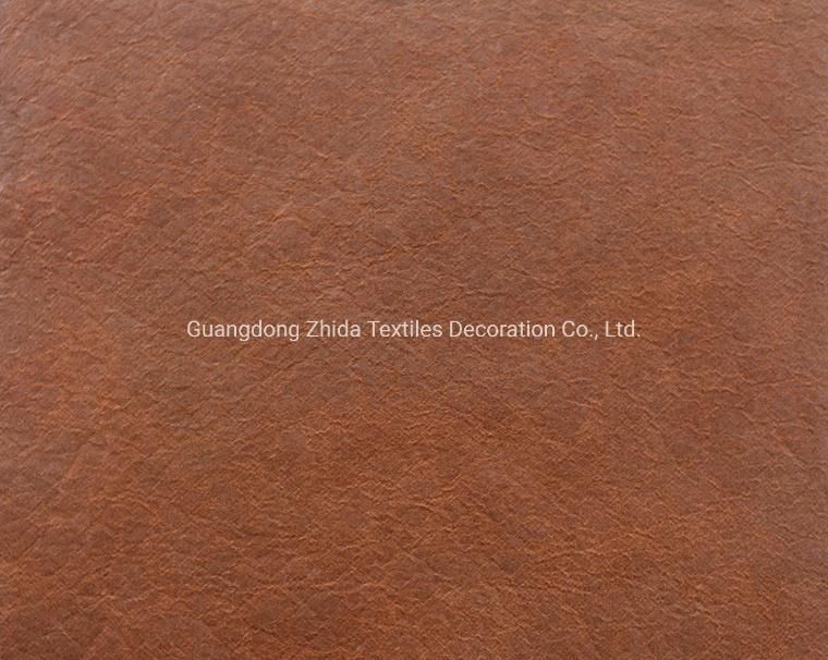 Hotel Project Faux Leather Durable Upholstery Sofa Furniture Fabric