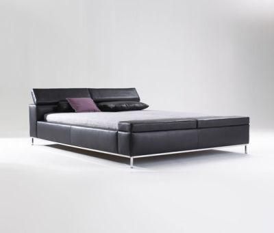 Phil Bed Leather Upholstery Modern Style Bed