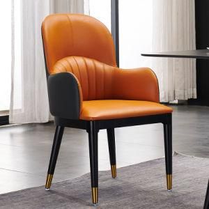 China Wholesale Faux Leather Upholstered Indoor Chair Home Furniture