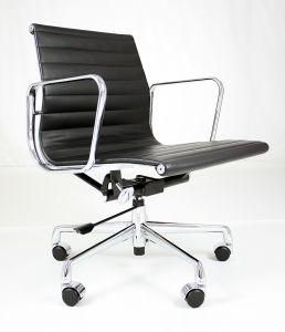 MID-Back Meeting Leather Chair Office Visitor Executive Swivel Chair Office