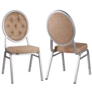 High Quality Stacking Metal Frame Used Hotel Dining Banquet Chair
