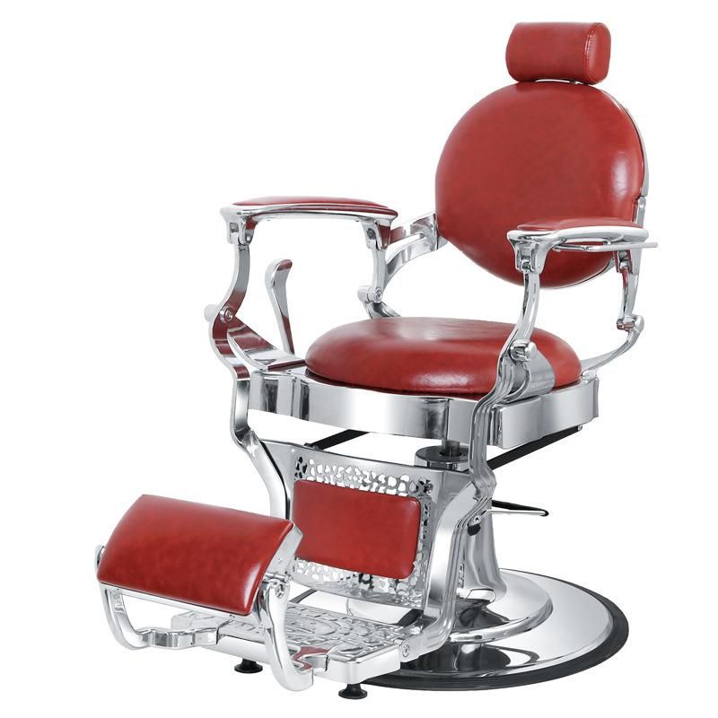 Hl-9257 Salon Barber Chair for Man or Woman with Stainless Steel Armrest and Aluminum Pedal