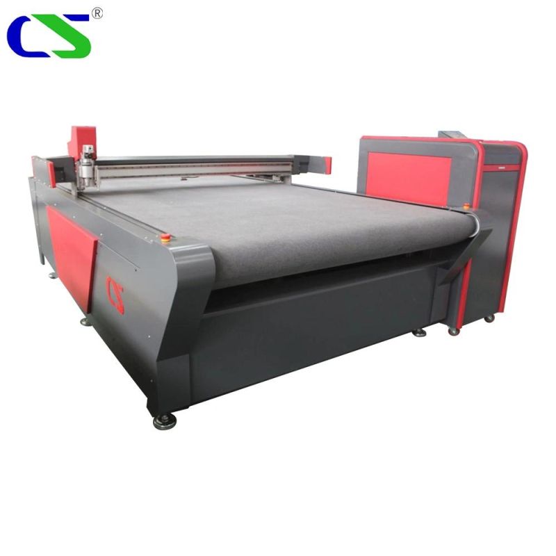 Manufacturer Digital CNC Oscillating Knife Carpet Rug Cutting Machine