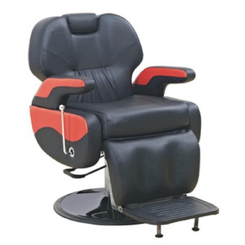 Hl-9204 Salon Barber Chair for Man or Woman with Stainless Steel Armrest and Aluminum Pedal