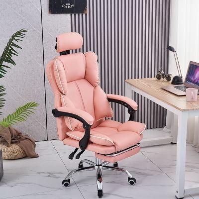 China Wholesale Custom Factory Price Leather Sponge Cushion Backrest Office Chair Game Lounge Chair