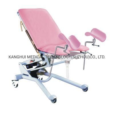 Simple ISO CE Certificate Gynecology Chair with Foaming Mattress PU Waterproof Leather