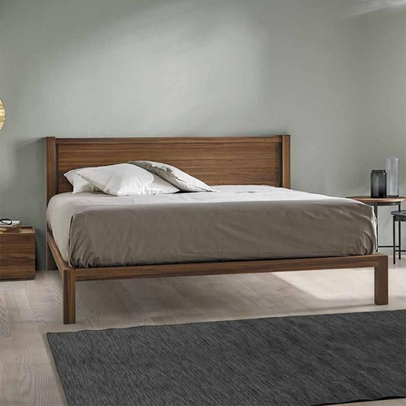 Modern Simple Design Home Furniture 5 Pieces Bedroom Set Wood Beds