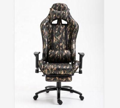 Land Style High Back Gaming Chair with Leg Rest