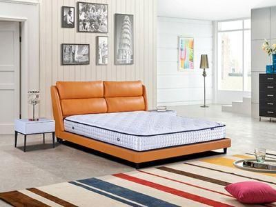 Modern Home Furniture Queen King Size Double Bed Leather Bed