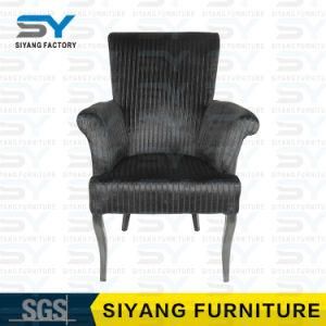 Hotel Furniture China Armrest Chair Ghost Chair Leather Dining Chair