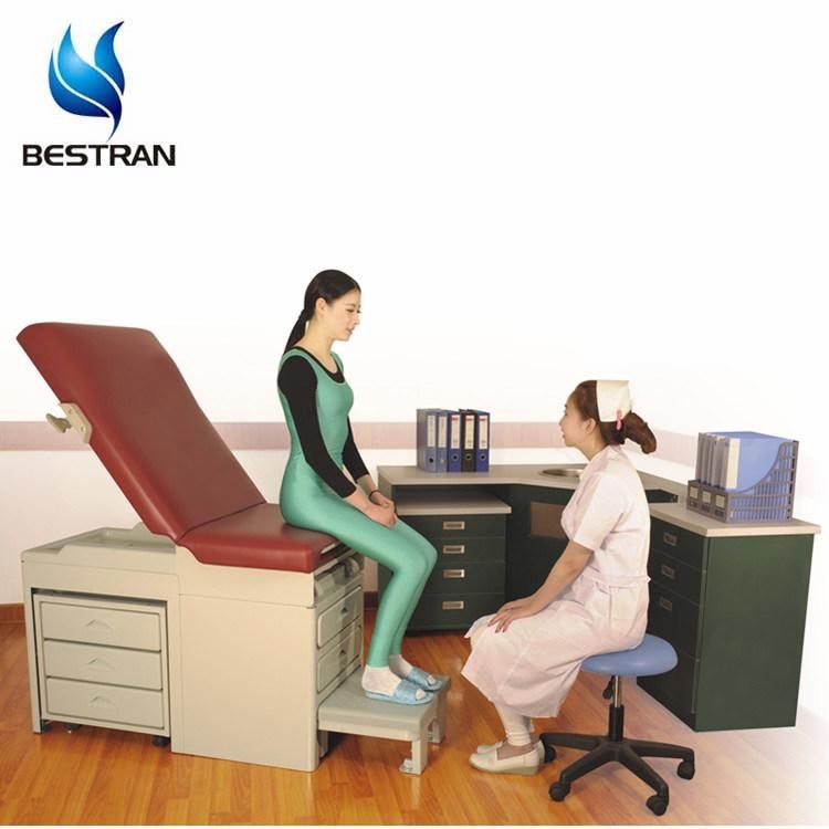 Hospital Two Sections Medical Patient Electric Examination Table