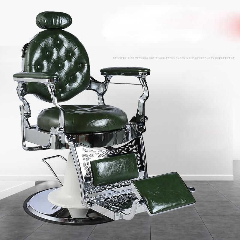 Hl- 9258 2021 Salon Barber Chair for Man or Woman with Stainless Steel Armrest and Aluminum Pedal