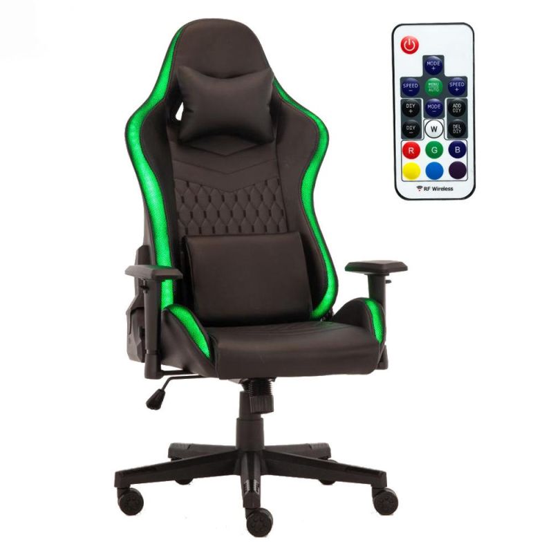 Best Comfortable Leather PVC Butterfly Tilt Mechanism Ergonomic Massage Gaming Chair