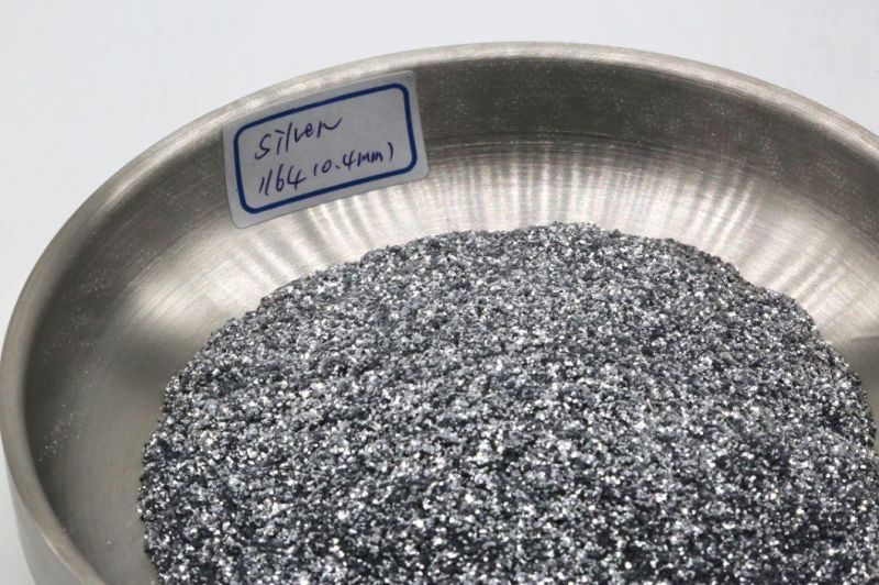 Silver Super 3D Polyester Mirror Flash Metallic Silver 1/10" 0.4mm Glitter Powder for Face Shirt Shoe Material Cosmetic