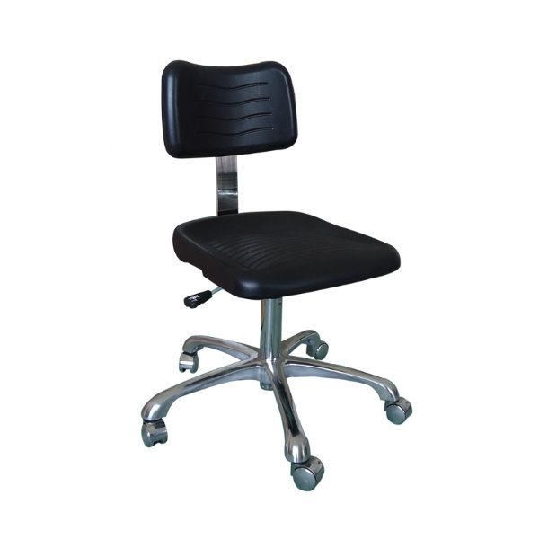 Antislip PU Leather Industrial ESD Chair