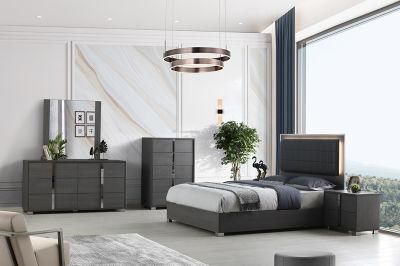 Nova Marbling Style Bedroom Furniture Vanity Dresser with Mirror 6 Drawer Dressers