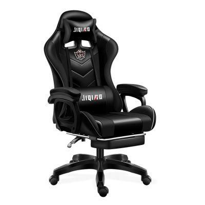 Factory Wholesale Cheap RGB Comfortable Massage Footrest Computer Ergonomic Leather Silla Gamer Office PC Racing Gaming Chair