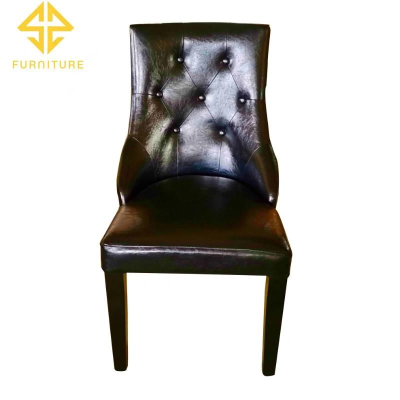 Wholesale Restaurant Furniture PU Leather High Quality Dining Chairs