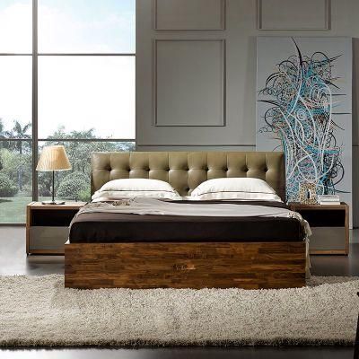 Walnut Series Home Furniture Set Bedroom Bed