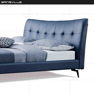 Foshan Factory Modern Furniture Leather Bedroom Furniture Wall Bed for Home Furniture