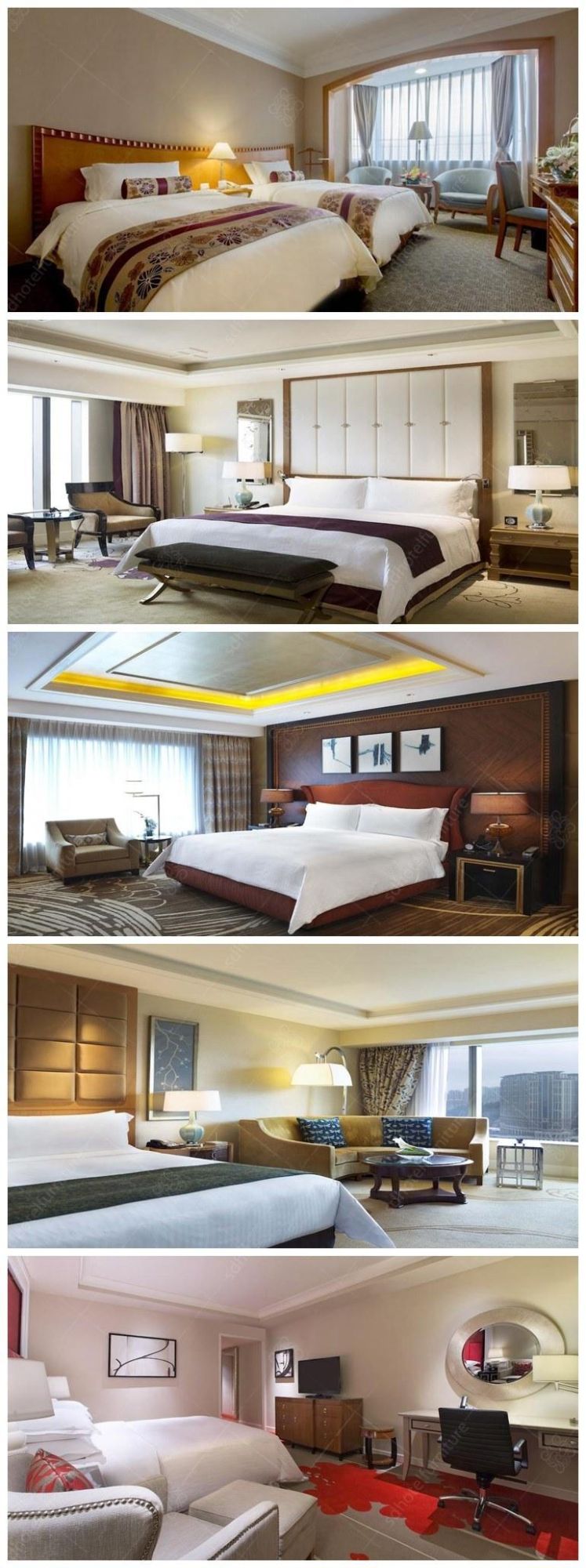China Suppliers for Rooms Executive Bedroom Hotel Furniture SD1122