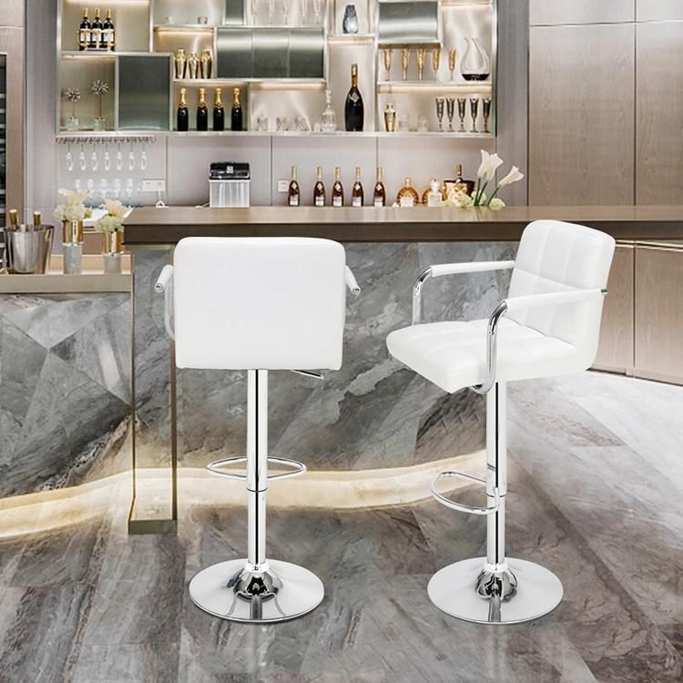 Cheap Metal Bar Chair PU Leather Kitchen Bar Stool for Sale