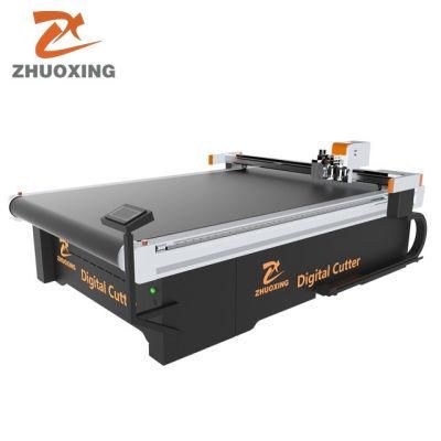 Zhuoxing CNC Oscillating Knife Cutting Clothing Machine Curtain Fabrics Cutting Table