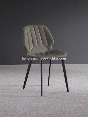 Modern Luxury Leather Restaurant Furniture Stainless Steel Dining Chairs