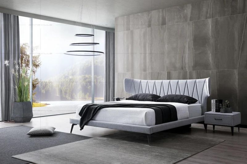 Bedroom Furniture Italian Style Bed Luxury Beds Wall Bed Gc1801